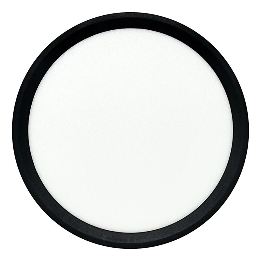 LED Stropní svítidlo LED/18W/230V 3000/4000/6500K pr. 23 cm černá